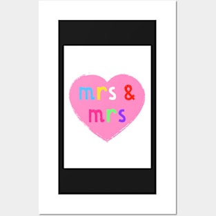 Mrs & Mrs ( coloured version ) Posters and Art